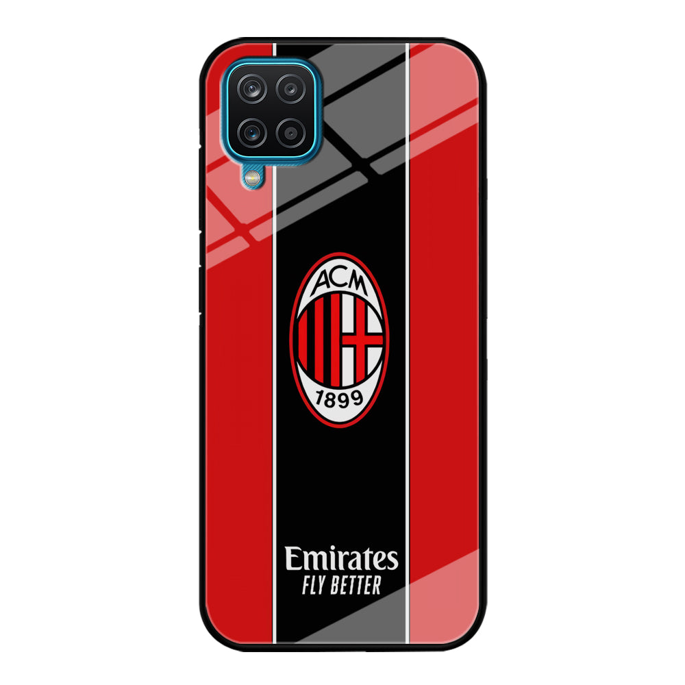 AC Milan Stripe of Jersey Samsung Galaxy A12 Case