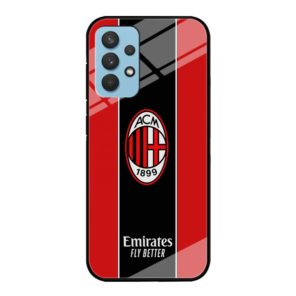 AC Milan Stripe of Jersey Samsung Galaxy A32 Case