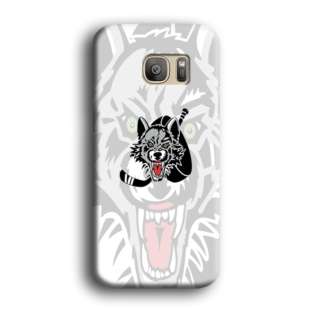 AHL Chicago Wolves Logo Samsung Galaxy S7 Edge Case