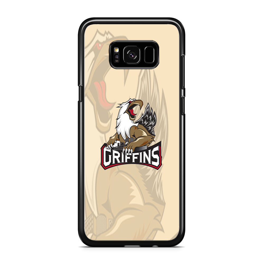 AHL Grand Rapids Griffins Team Samsung Galaxy S8 Plus Case Rubber Black (2D Case)