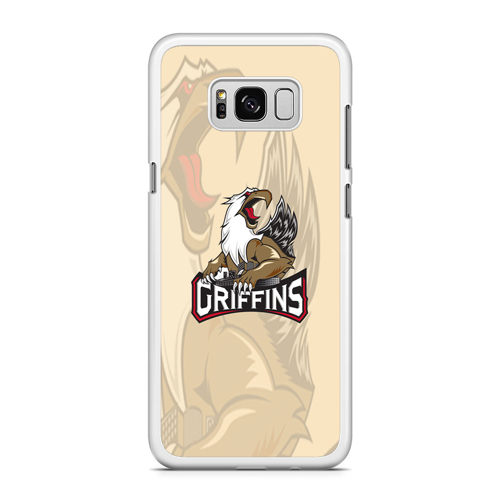AHL Grand Rapids Griffins Team Samsung Galaxy S8 Plus Case Rubber White (2D Case)