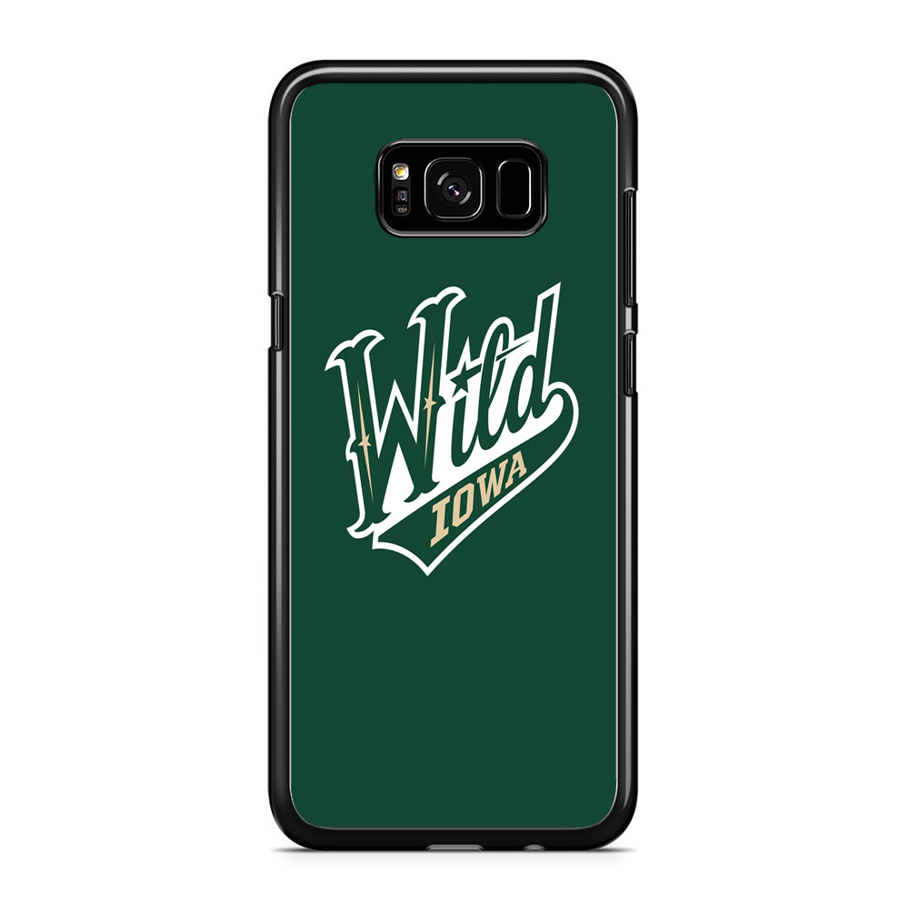 AHL Iowa Wild Emblem Samsung Galaxy S8 Plus Case Rubber Black (2D Case)