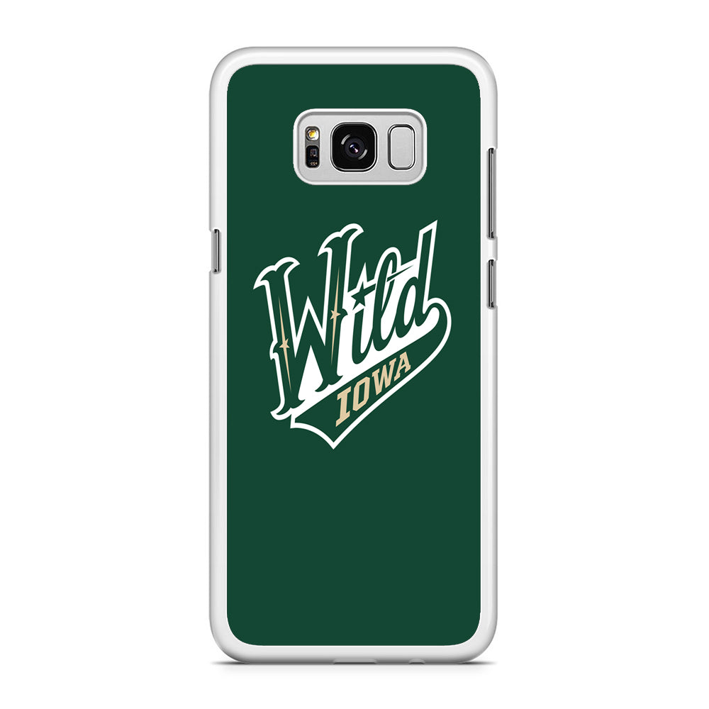 AHL Iowa Wild Emblem Samsung Galaxy S8 Plus Case Rubber White (2D Case)