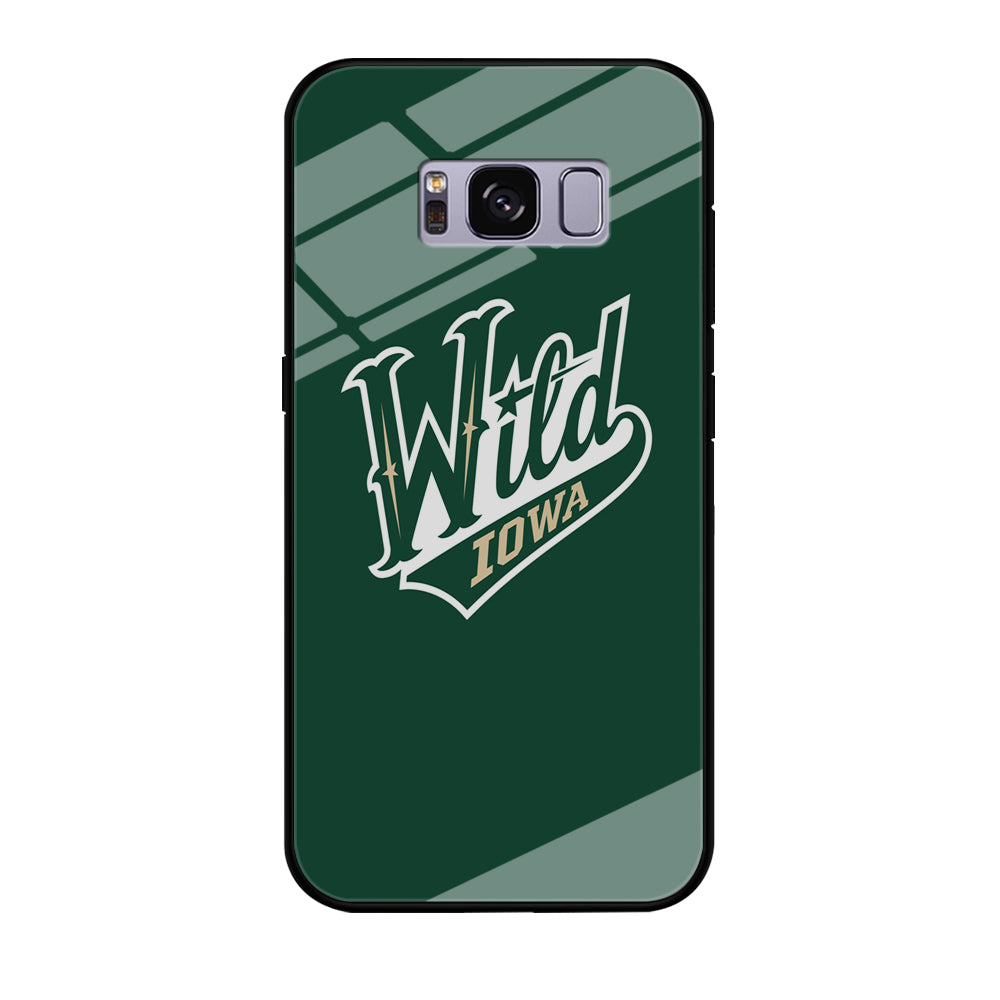AHL Iowa Wild Emblem Samsung Galaxy S8 Plus Case Tempered Glass Case