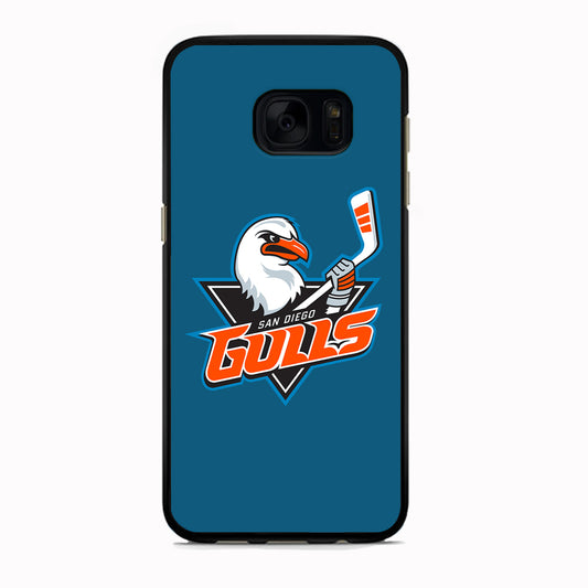 AHL San Diego Gulls Logo Samsung Galaxy S7 Edge Case