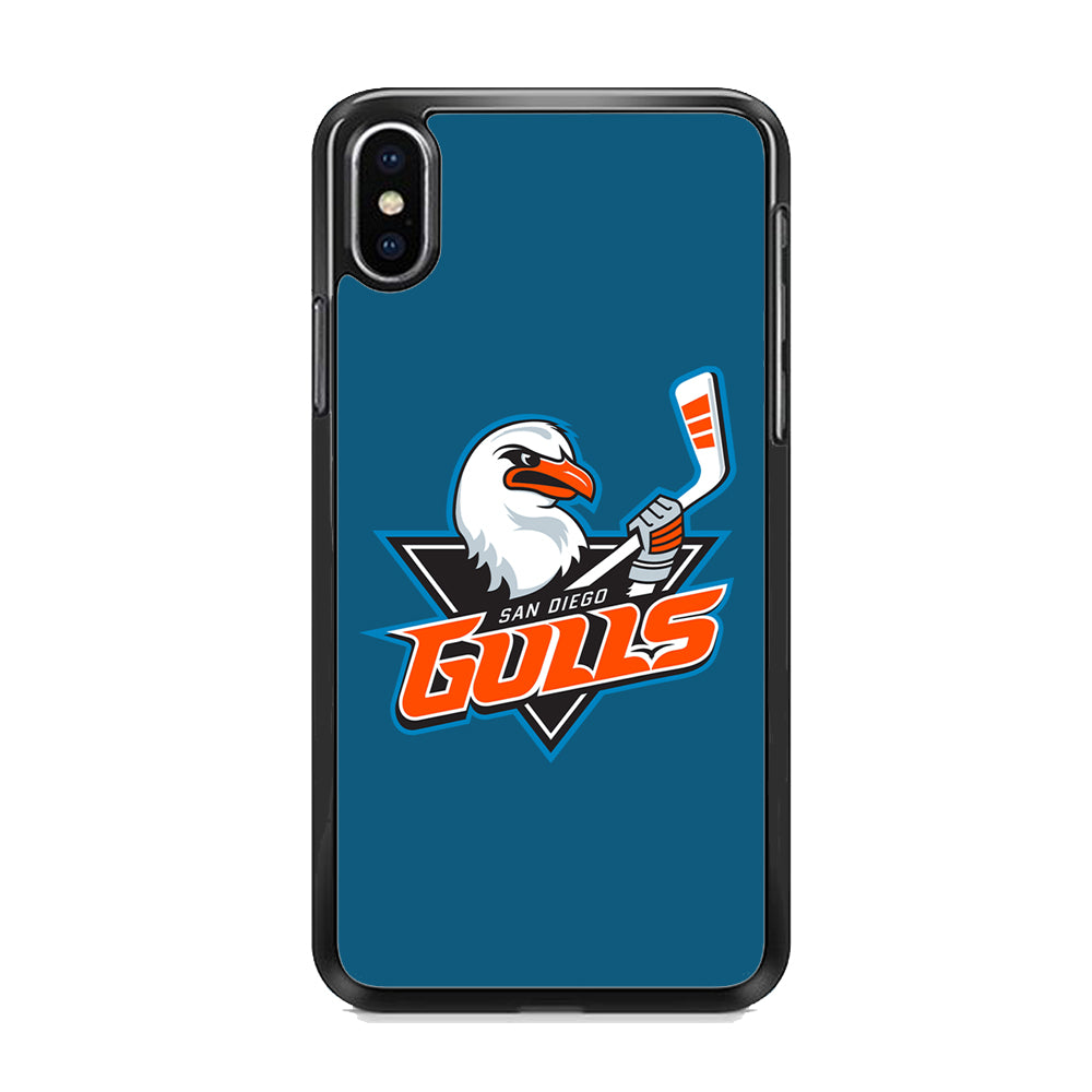 AHL San Diego Gulls Logo iPhone XS MAX Case
