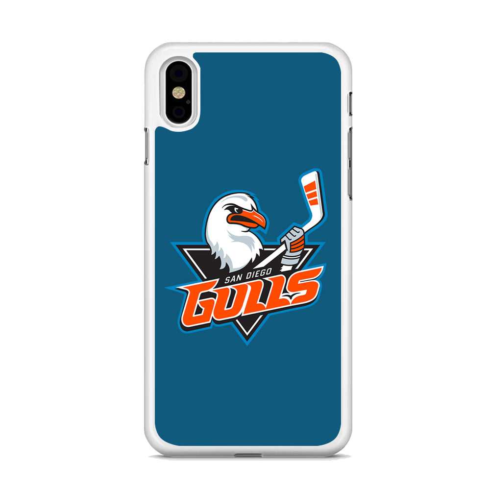 AHL San Diego Gulls Logo iPhone XS MAX Case
