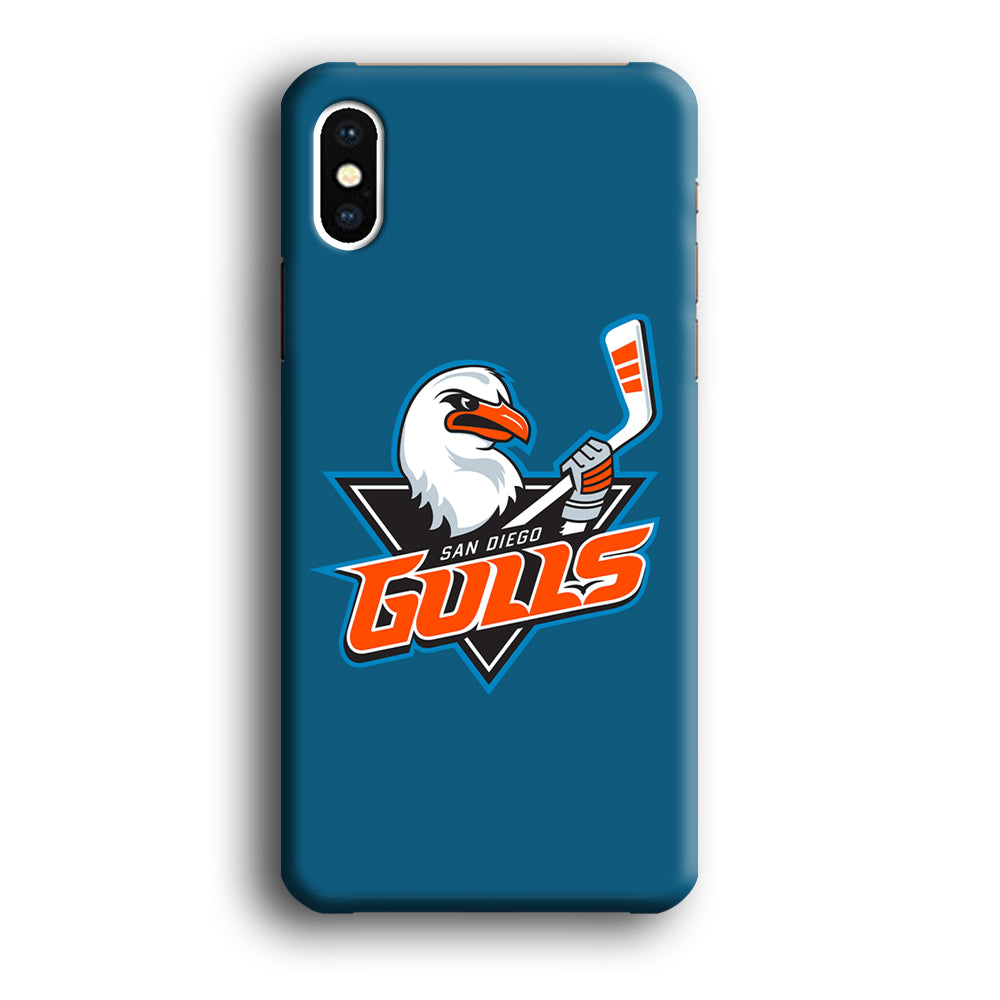AHL San Diego Gulls Logo iPhone XS MAX Case