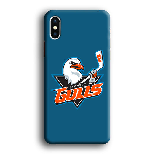 AHL San Diego Gulls Logo iPhone XS MAX Case