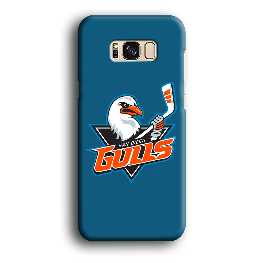 AHL San Diego Gulls Logo Samsung Galaxy S8 Plus Case 3D Case