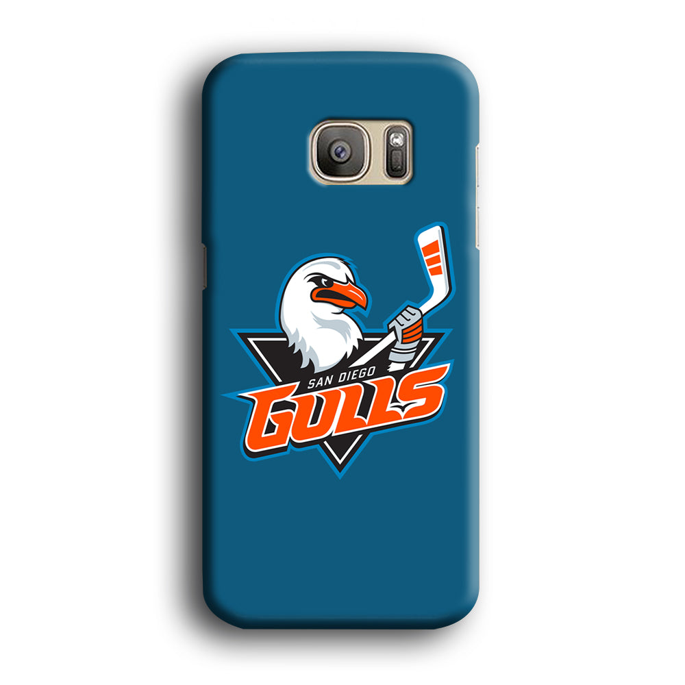 AHL San Diego Gulls Logo Samsung Galaxy S7 Edge Case