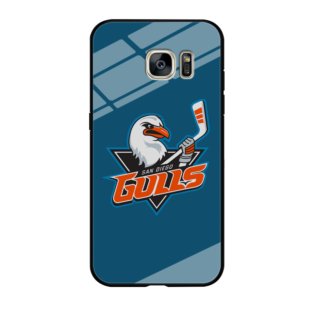 AHL San Diego Gulls Logo Samsung Galaxy S7 Edge Case
