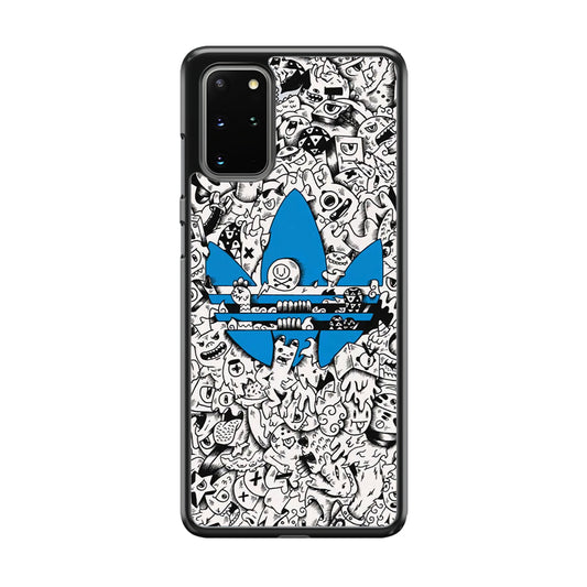 Adidas B&W Doodle Samsung Galaxy S20 Plus Case