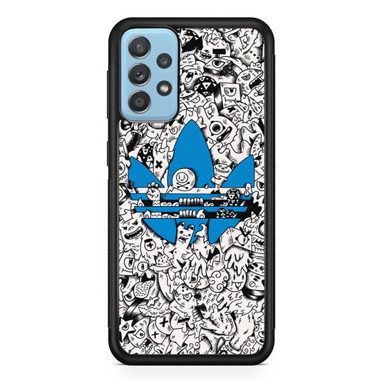 Adidas B&W Doodle Samsung Galaxy A52 Case