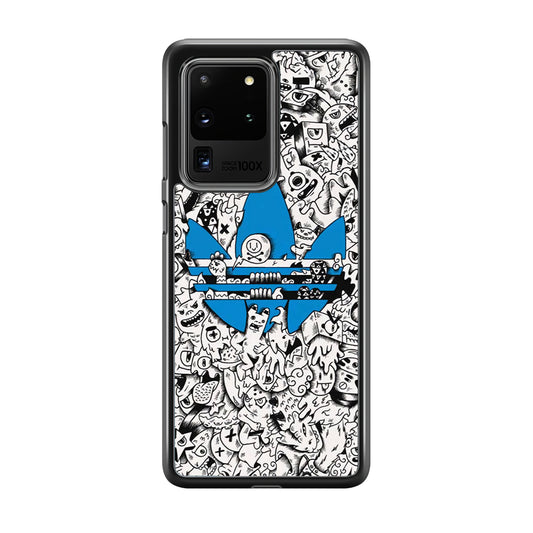 Adidas B&W Doodle Samsung Galaxy S20 Ultra Case