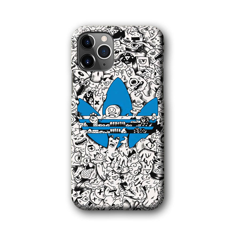 Adidas B&W Doodle iPhone 11 Pro Case