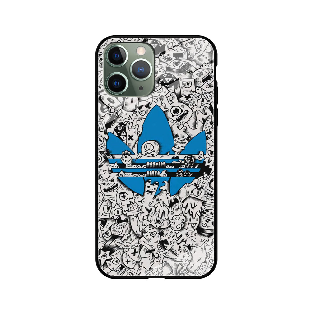 Adidas B&W Doodle iPhone 11 Pro Case