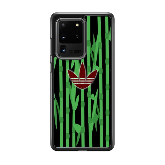 Adidas Bamboo Maroon Logo Samsung Galaxy S20 Ultra Case