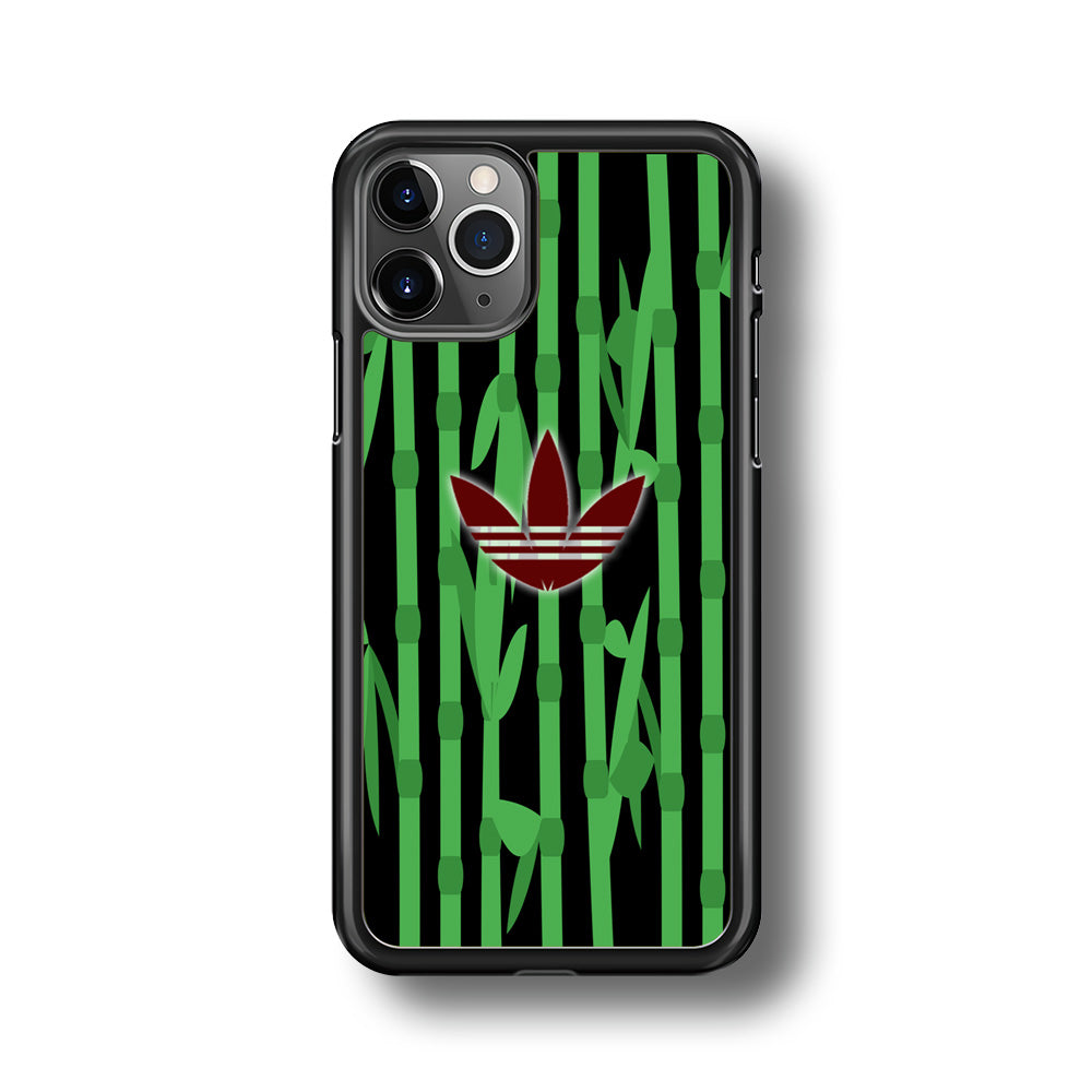 Adidas Bamboo Maroon Logo iPhone 11 Pro Case