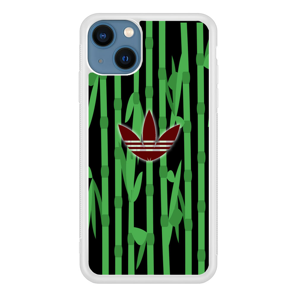 Adidas Bamboo Maroon Logo iPhone 13 Case