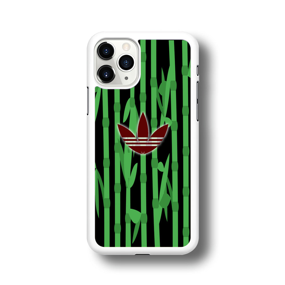 Adidas Bamboo Maroon Logo iPhone 11 Pro Case