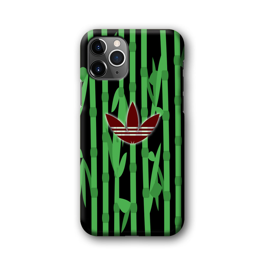 Adidas Bamboo Maroon Logo iPhone 11 Pro Case