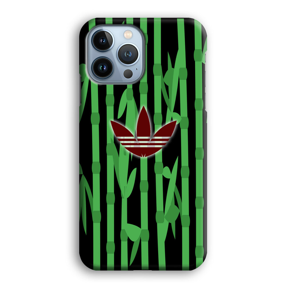 Adidas Bamboo Maroon Logo iPhone 13 Pro Max Case