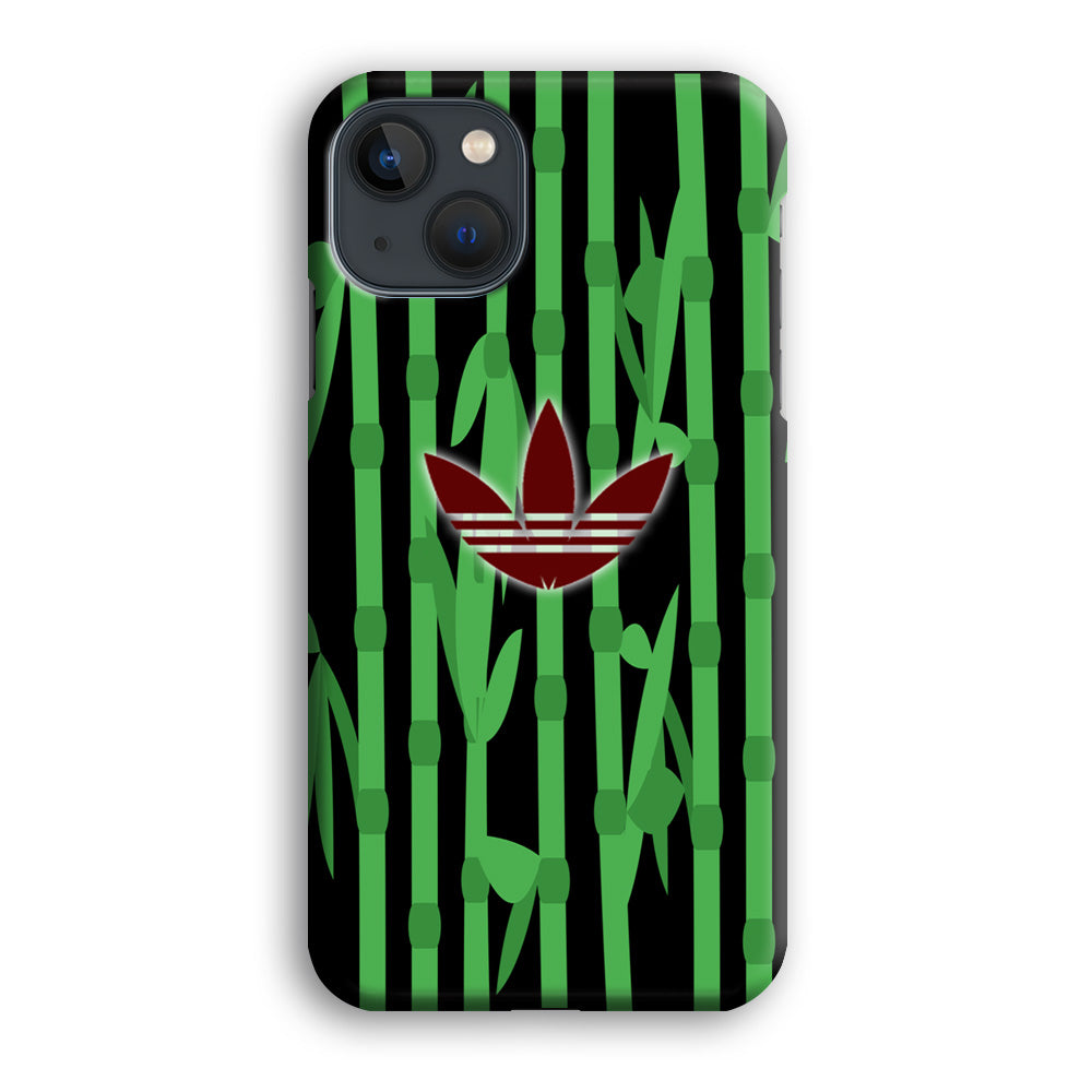 Adidas Bamboo Maroon Logo iPhone 13 Case