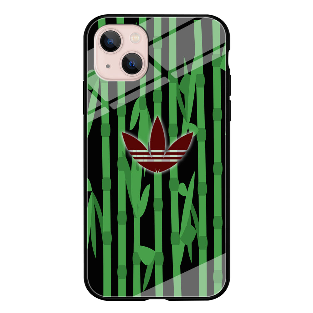 Adidas Bamboo Maroon Logo iPhone 13 Case