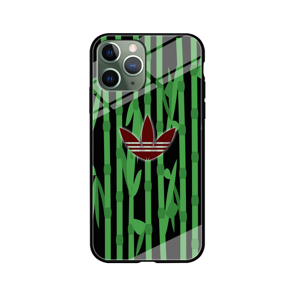 Adidas Bamboo Maroon Logo iPhone 11 Pro Case