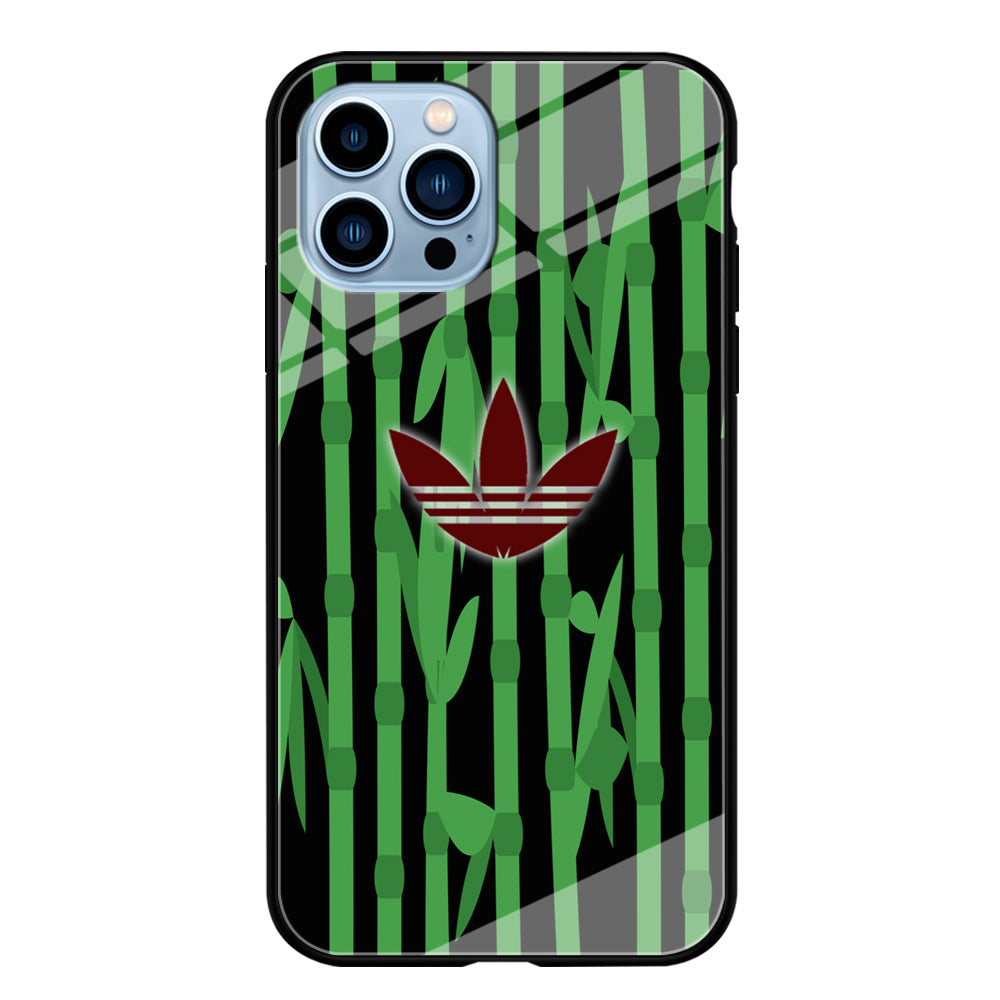 Adidas Bamboo Maroon Logo iPhone 13 Pro Max Case