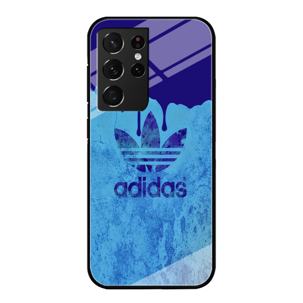 Adidas Blue Paint Samsung Galaxy S21 Ultra Case