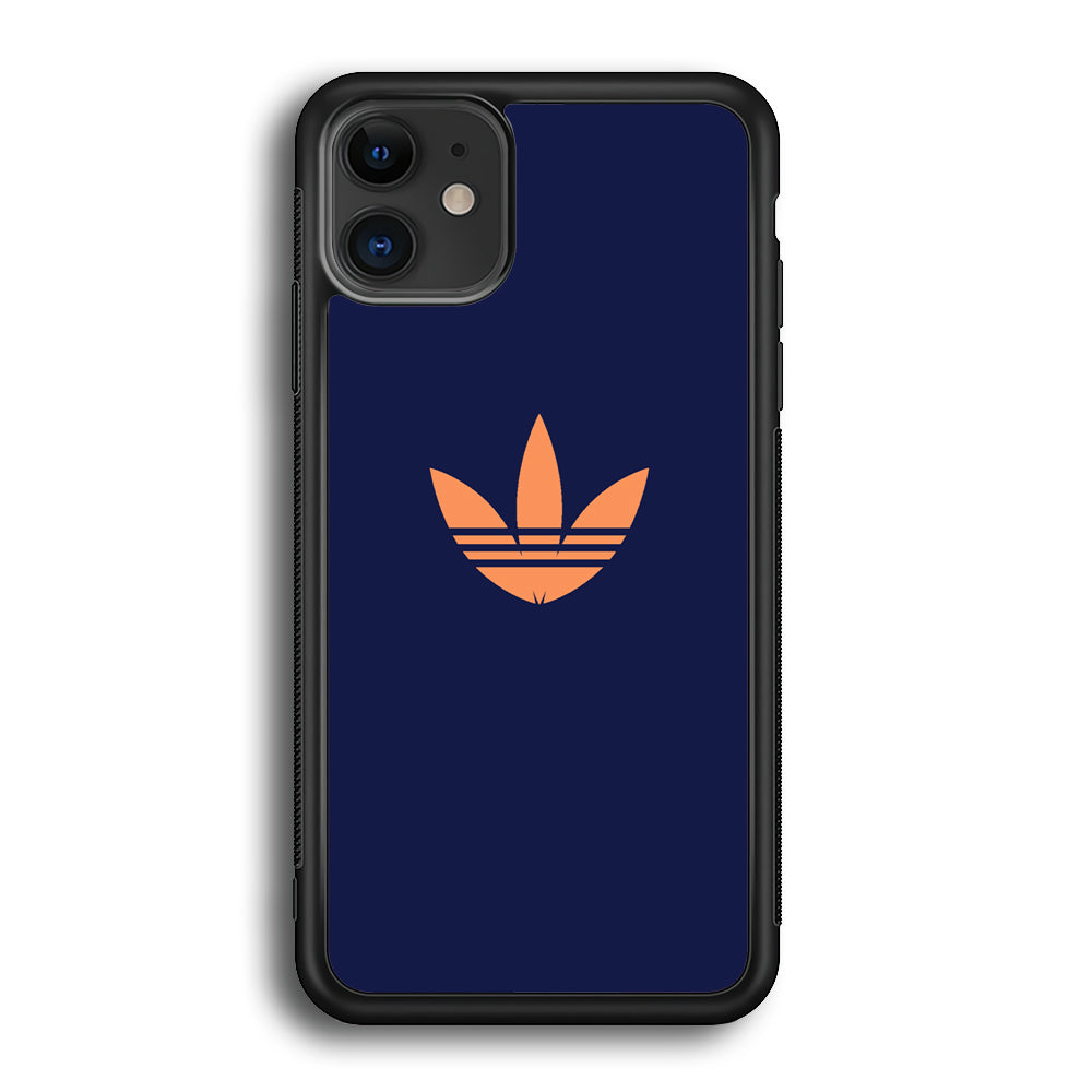 Adidas Deep Blue Logo iPhone 12 Case