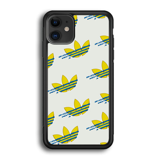 Adidas Doodle Fly Paint Blue iPhone 12 Case