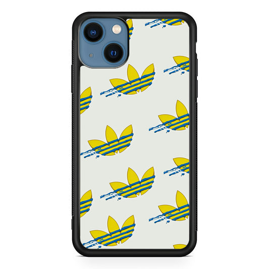 Adidas Doodle Fly Paint Blue iPhone 13 Case