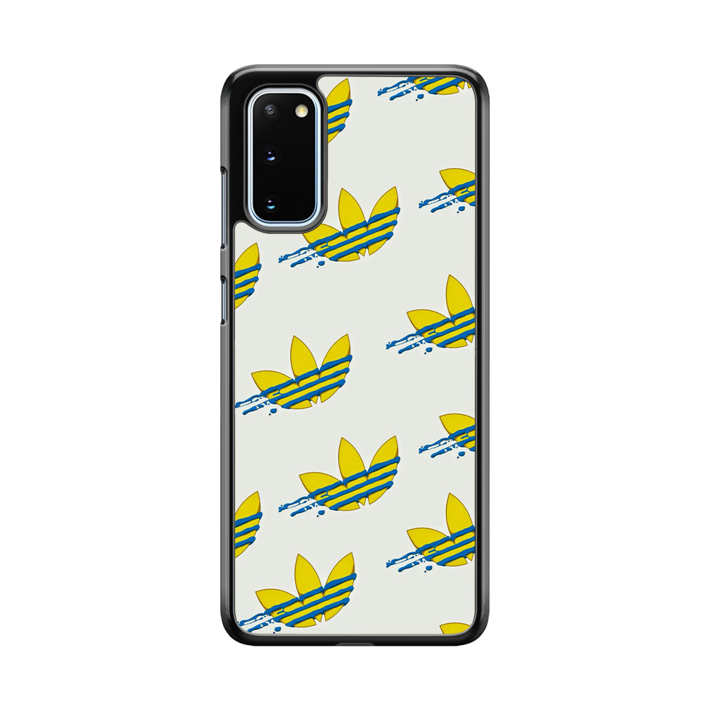 Adidas Doodle Fly Paint Blue Samsung Galaxy S20 Case