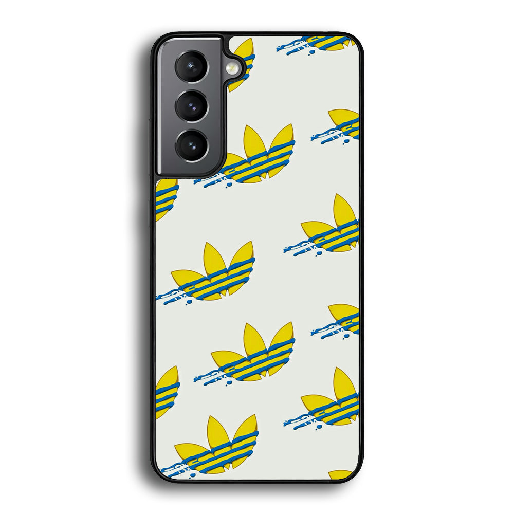 Adidas Doodle Fly Paint Blue Samsung Galaxy S21 Plus Case - Carneyforia