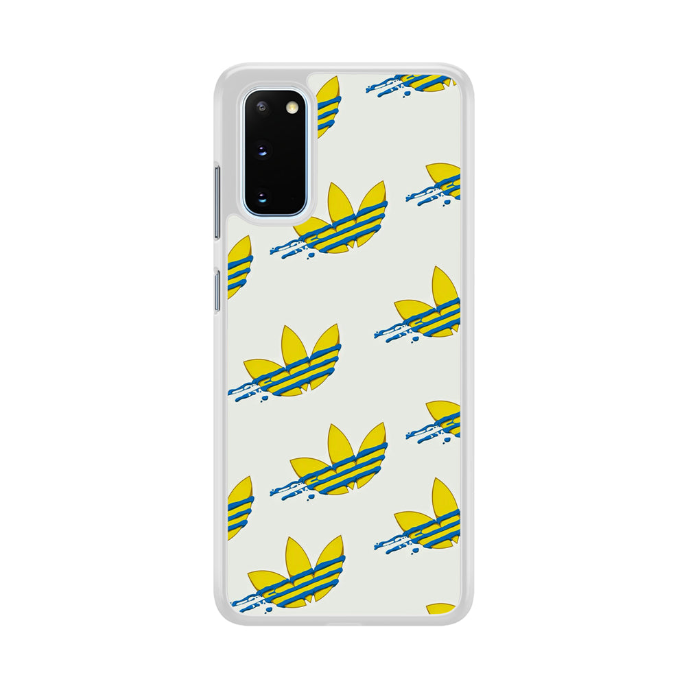 Adidas Doodle Fly Paint Blue Samsung Galaxy S20 Case