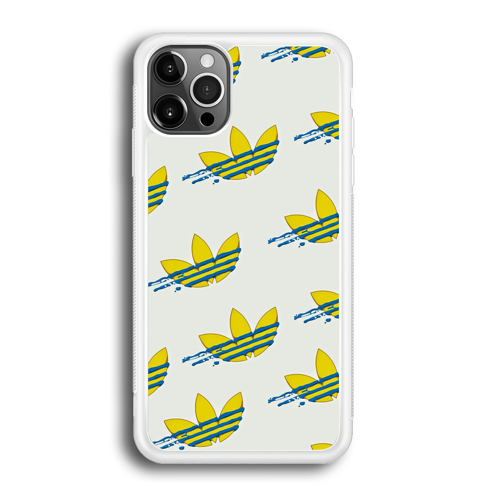 Adidas Doodle Fly Paint Blue iPhone 12 Pro Max Case