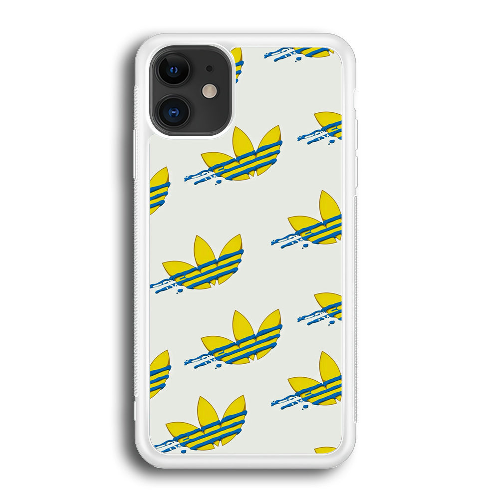 Adidas Doodle Fly Paint Blue iPhone 12 Case