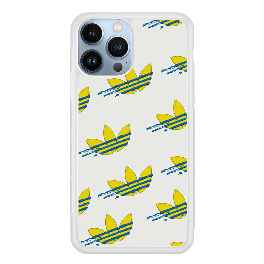 Adidas Doodle Fly Paint Blue iPhone 13 Pro Max Case