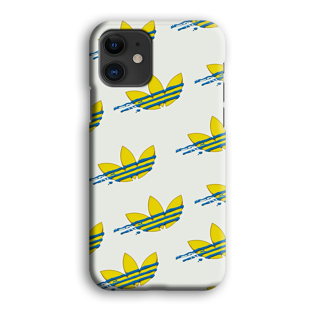 Adidas Doodle Fly Paint Blue iPhone 12 Case