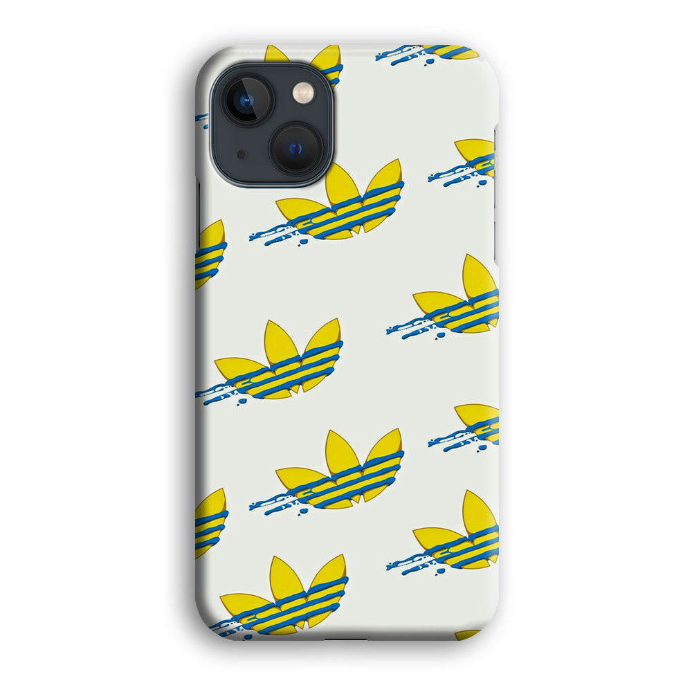 Adidas Doodle Fly Paint Blue iPhone 13 Case