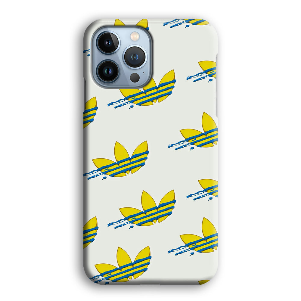 Adidas Doodle Fly Paint Blue iPhone 13 Pro Max Case