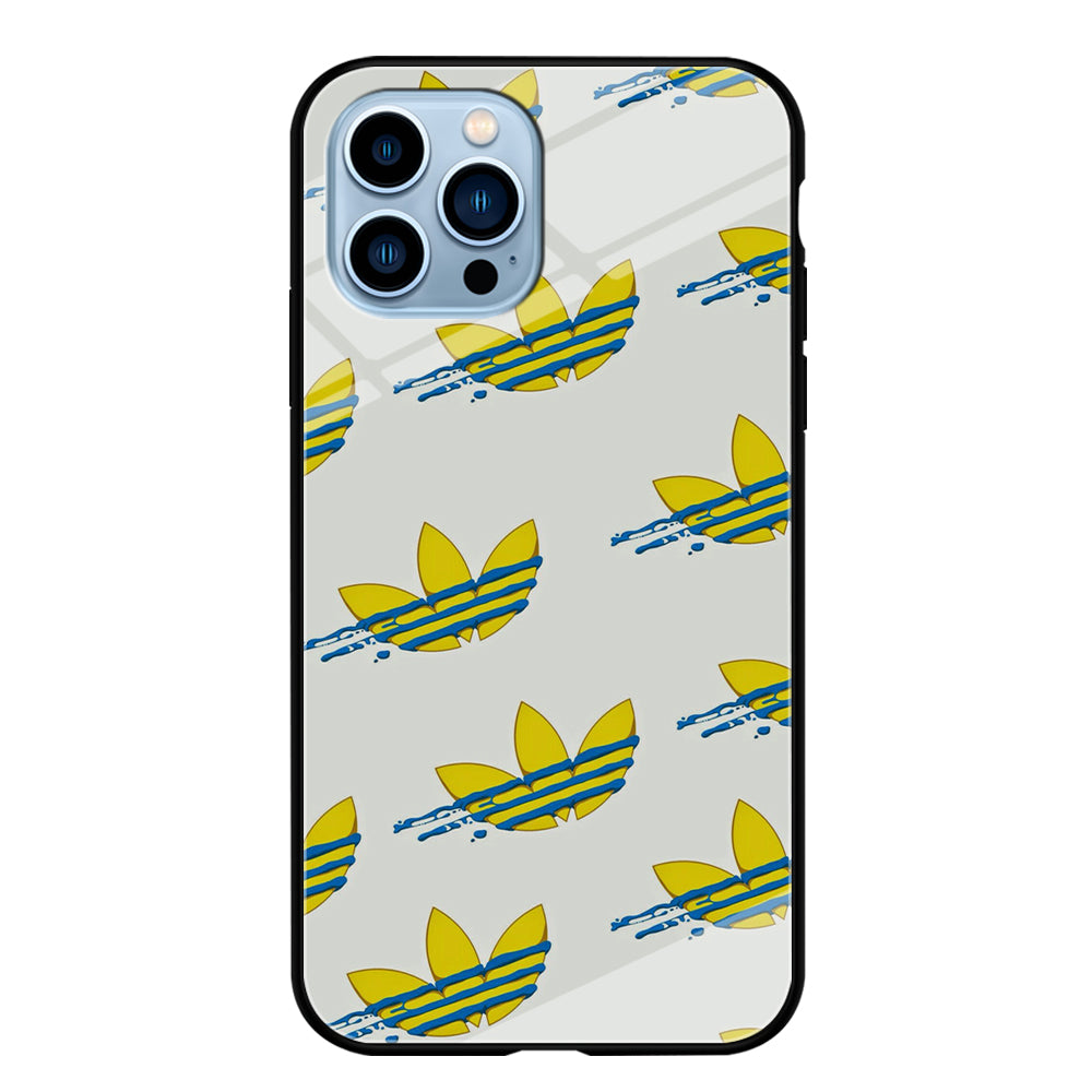 Adidas Doodle Fly Paint Blue iPhone 13 Pro Max Case