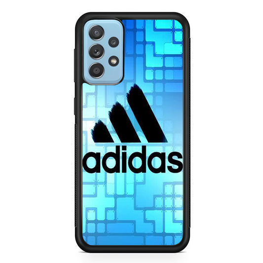 Adidas Logo Blue Abstract Samsung Galaxy A52 Case