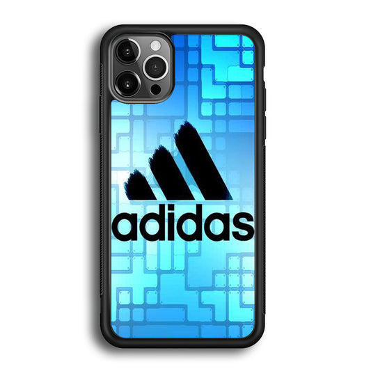 Adidas Logo Blue Abstract iPhone 12 Pro Max Case