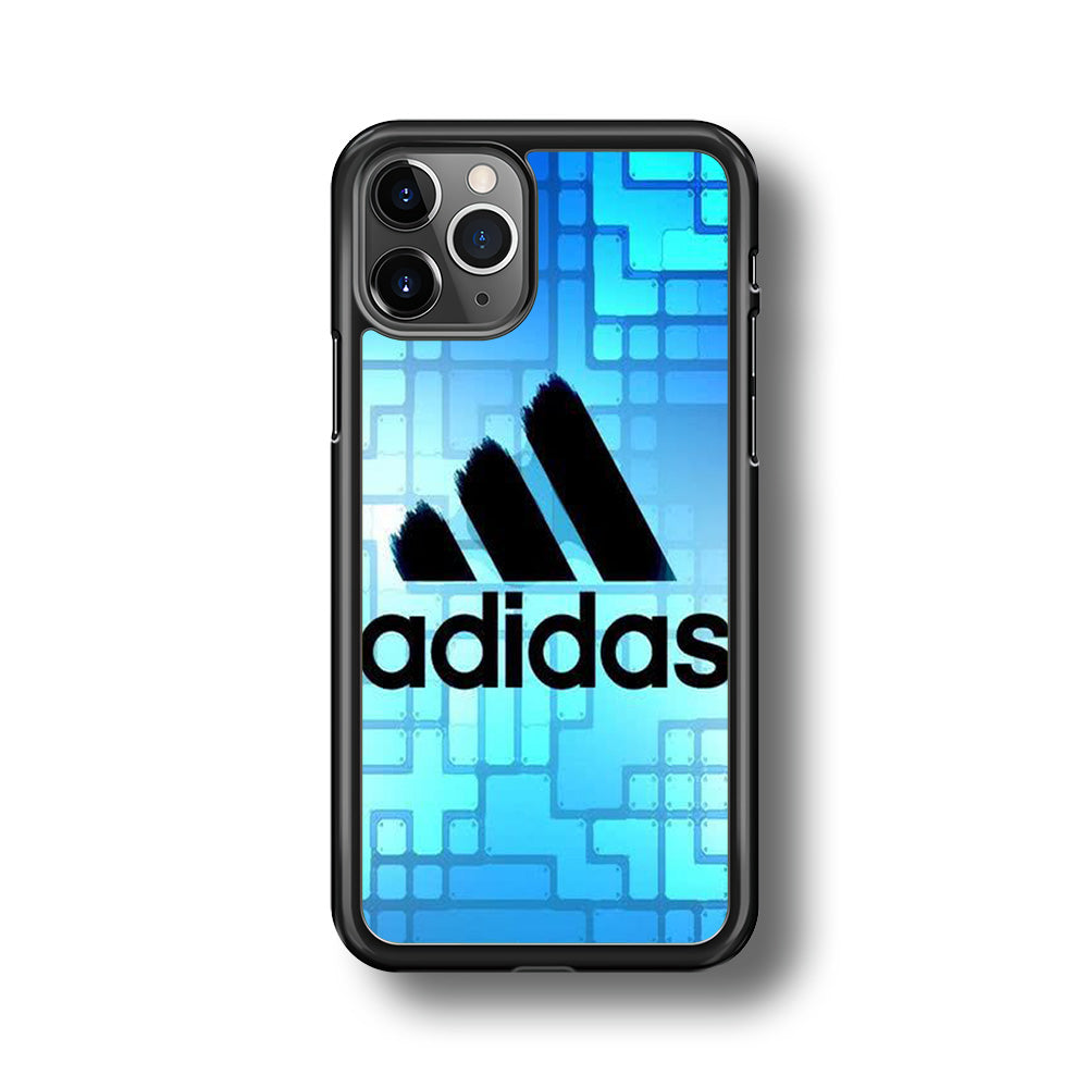 Adidas Logo Blue Abstract iPhone 11 Pro Case