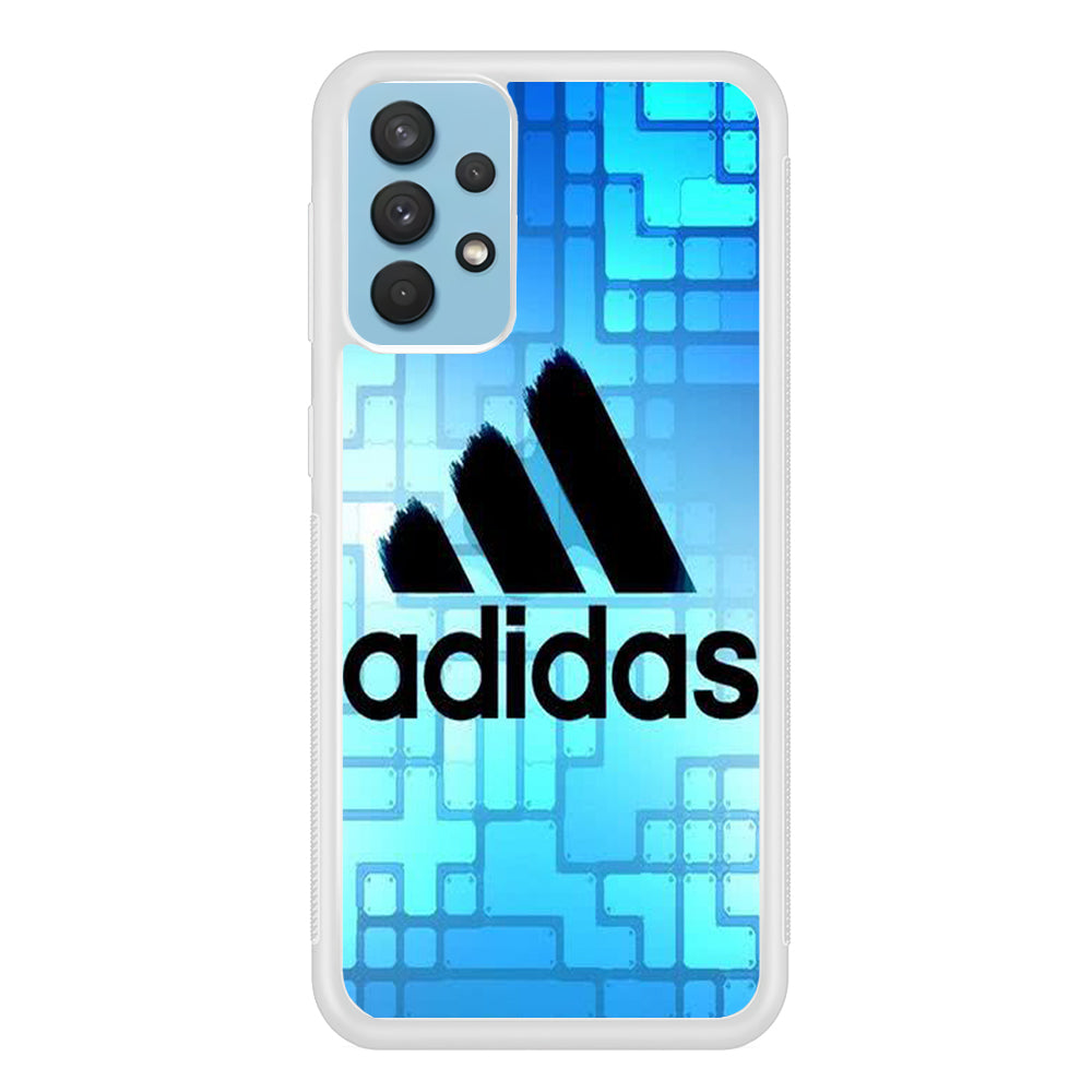 Adidas Logo Blue Abstract Samsung Galaxy A32 Case