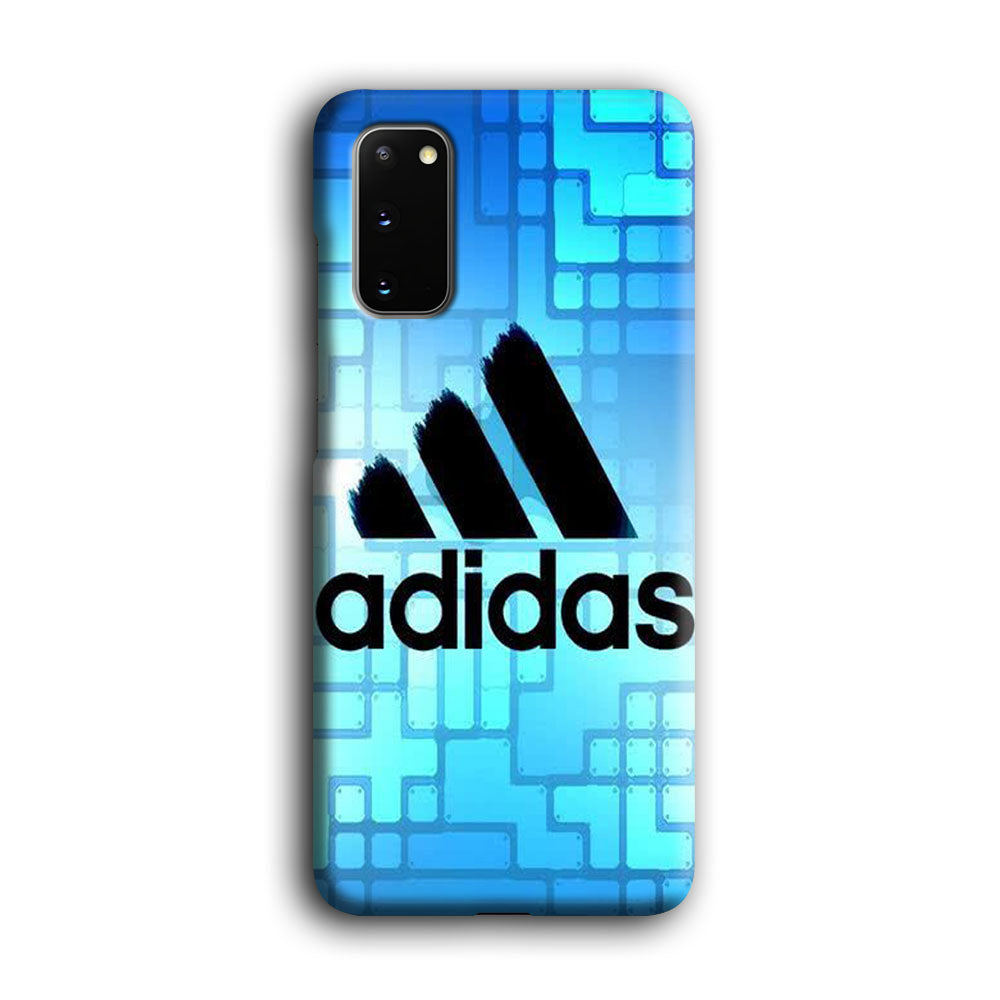 Adidas Logo Blue Abstract Samsung Galaxy S20 Case